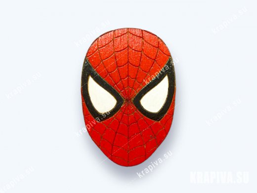 Брошь «Человек паук маска» (Spiderman)