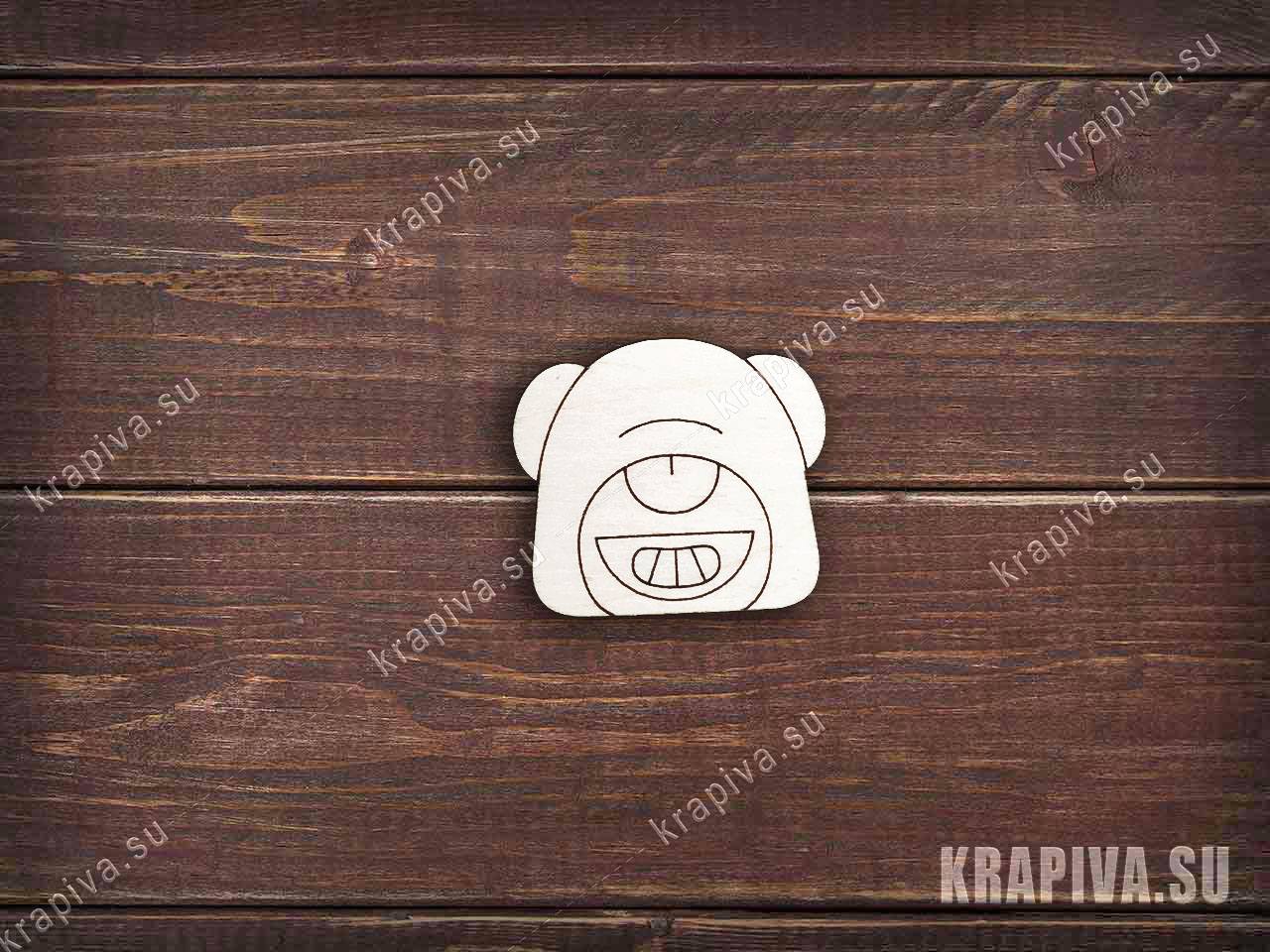 Пин-заготовка Иконка Леон (Brawl Stars) zag-pin-leon купить в  интернет-магазине krapivasu